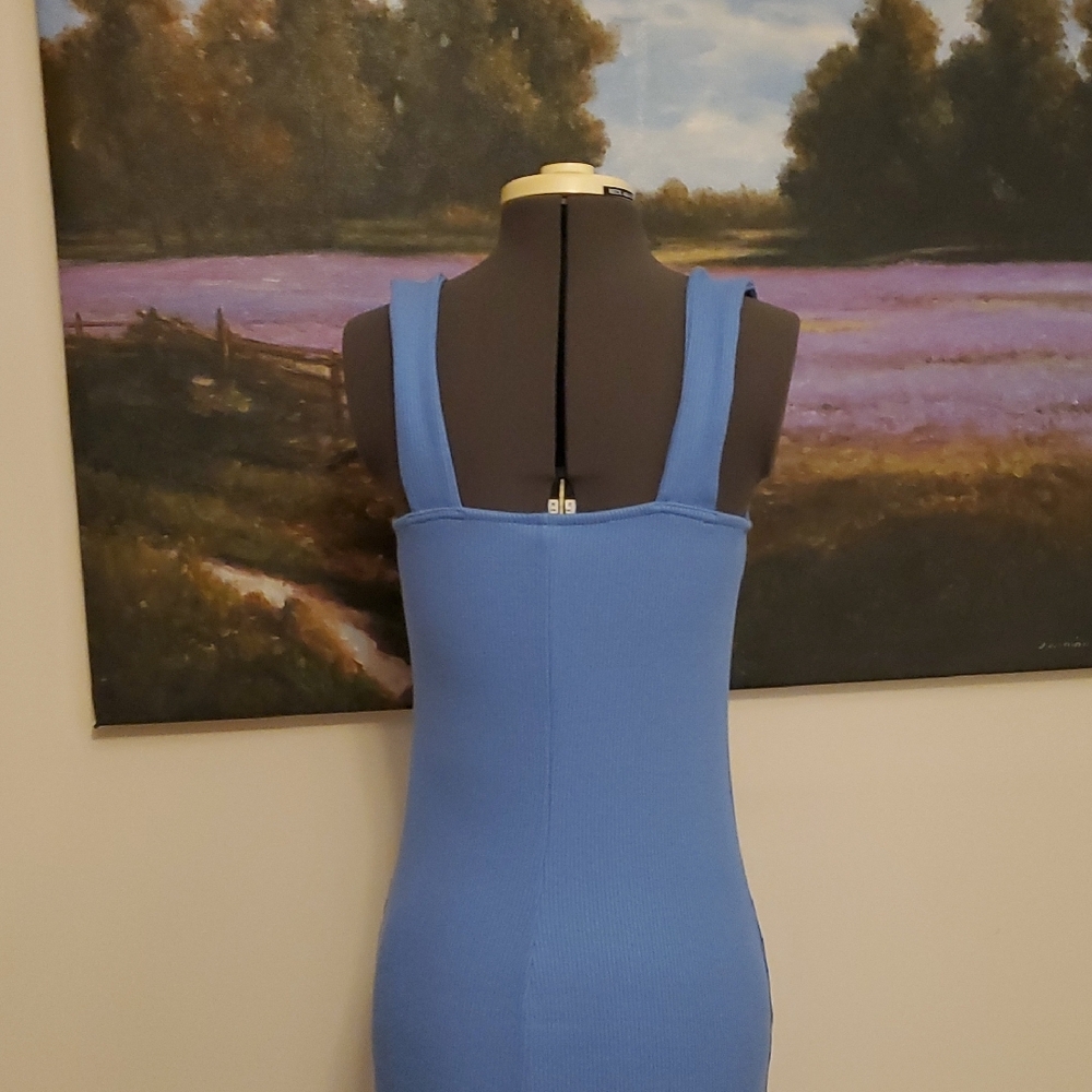 Old Navy Blue Midi Dress - Picture 4 of 4